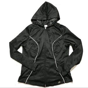 Nike Black Vented Track Jacket Sz Large Women’s